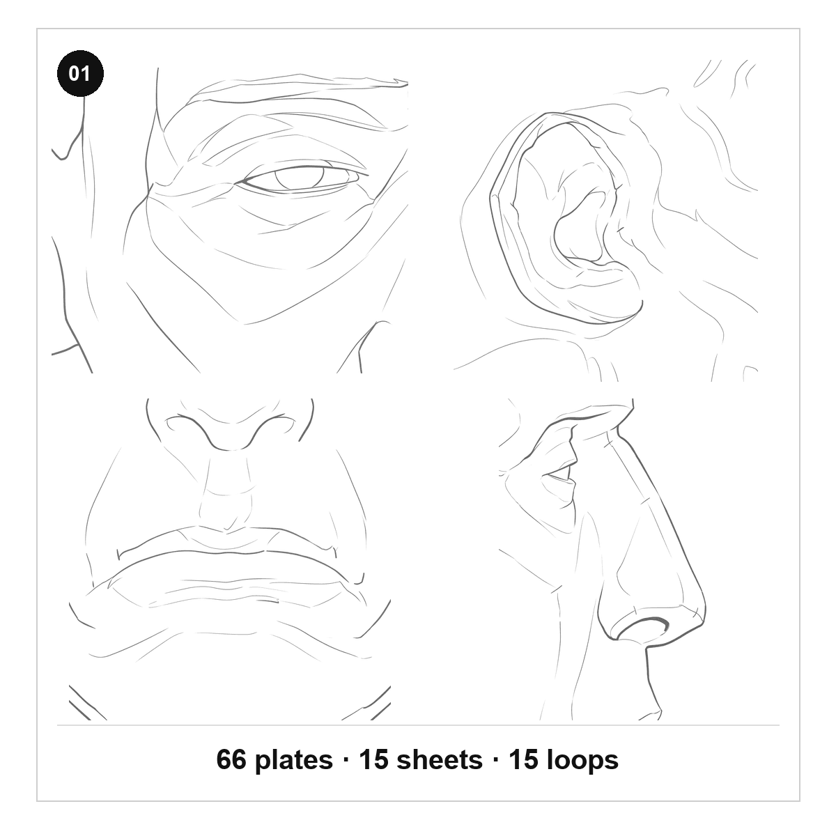 Head parts, volume 1 cover